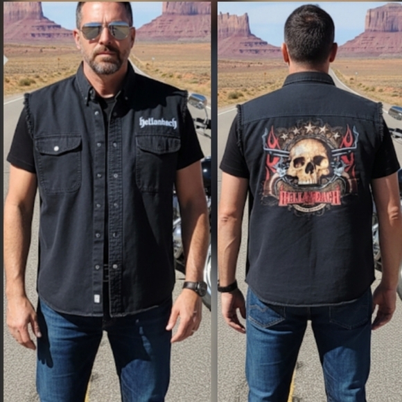 Hellanbach Other - Hellanbach Sleeveless Button Up